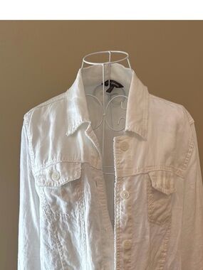 Tommy Bahama  White linen Jacket Large